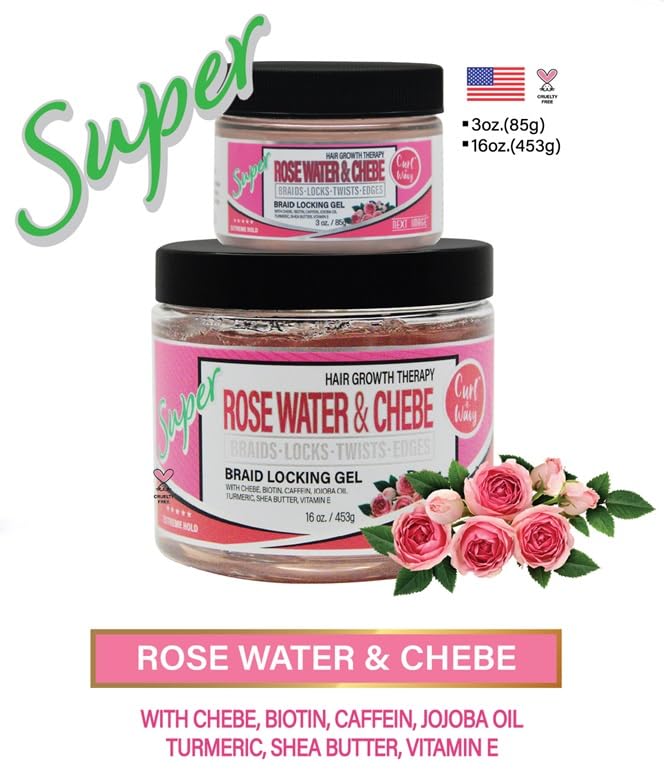 NEXT IMAGE - Braid Locking Gel Super Hold [Rose Water]