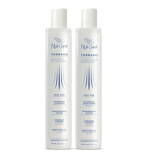 I Belli Capelli NutriCare Shampoo and Conditioner Set for Women and Men- Paraben & Petrolatum Free, Color Safe -Nourishing & Moisturizing for Dry