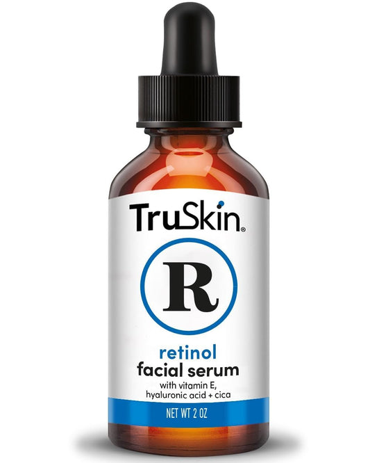 TruSkin Retinol Serum for Face - Gentle Anti-Aging Serum with Retinol, Hyaluronic Acid, Cica & Vitamin E for a More Youthful Feel - Skin Care Made