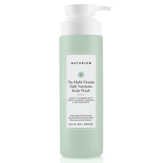 Naturium The Multi-Vitamin Daily Nutrients Body Wash, Hydrating Cleanser, 16.9 oz