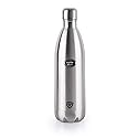 Cello Swift Stainless Steel Vacuum Insulated Flask with Screw Lid | Leak Proof | Double Walled Silver Bottle for Home, Office, Travel (34oz, Silver)