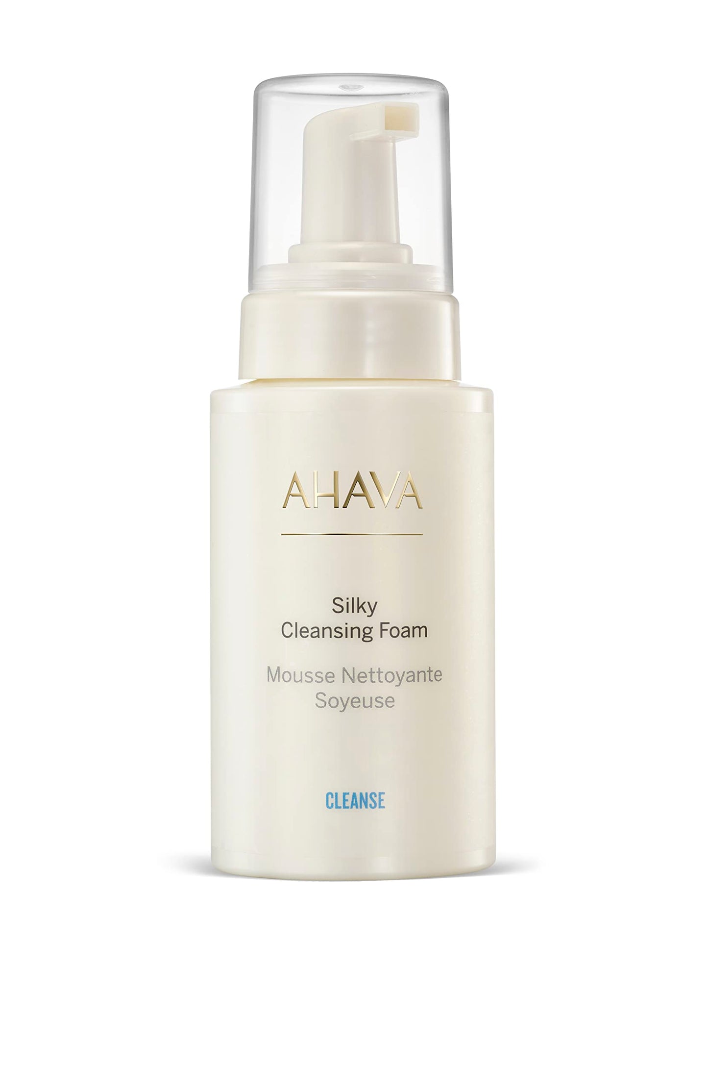AHAVA Cleanse Silky Cleansing Foam - Airy foam for gentle facial cleansing, effectively removes light makeup & dirt, tightens pores & rebalances pH