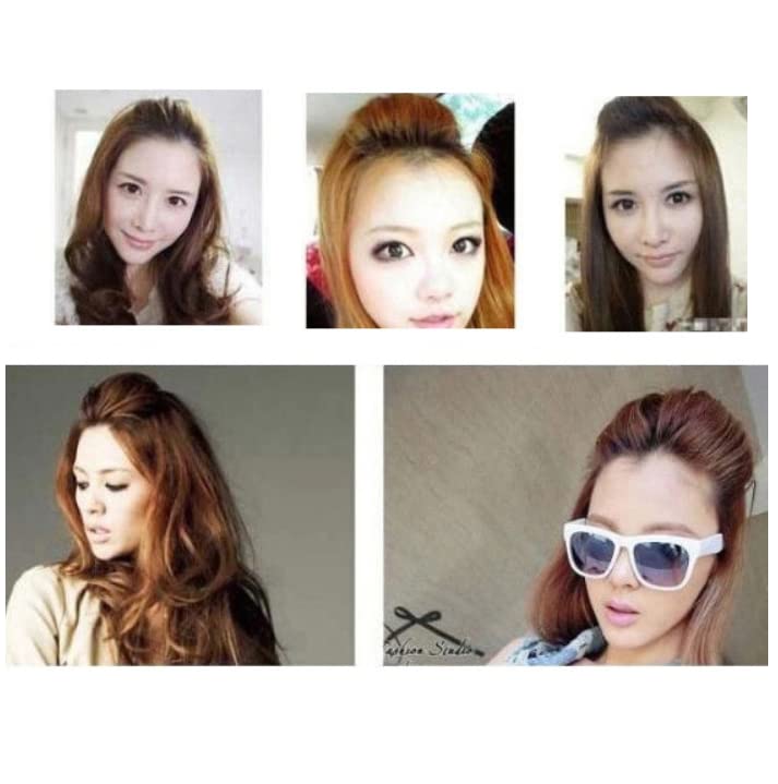 Duehut Hair Clip Inserts, 2PCS Charming Hair Style Tool Hair Pads Hair Clip, Bump It Up Volume Inserts for Women Lady Girls (Black and Brown)