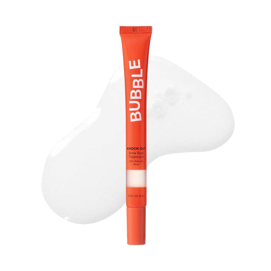 Bubble Skincare Knock Out 1.8% Salicylic Acid Acne Spot Treatment - Deep Cleansing Blemish Spot Treatment with Wintergreen & Willow Bark Extract