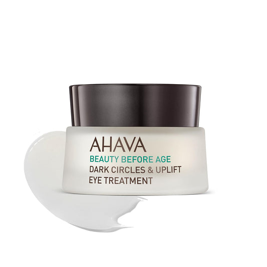 AHAVA Beauty Before Age Dark Circles & Uplift Eye Treatment - Multitasking, Silky Cream Reducing Appearance Aging, Fatigue Signs, Reduce Dark Circles
