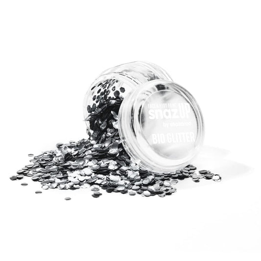 Snazaroo Chunky Bio Glitter, 5g (.17-oz) Tub, Silver