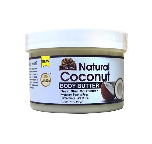 Okay Butter 100% Natural Smooth for Skin and Hair Easily Absorbed By the Skin & Hair Leaving It Soft & Moisturized Silicone, Paraben Free For All Skin