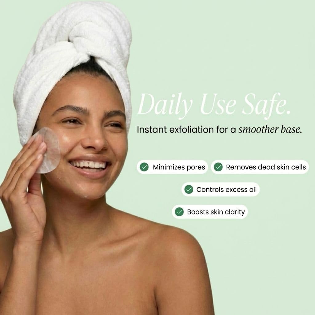 QUIA Toner Pads for Sensitive Skin - Dual-Sided Exfoliating and Hydrating Pads - Visibly Smoother Pores, Less Congestion - 70 Korean Skincare Pads Beauty and Personal Care QUIA Beauty