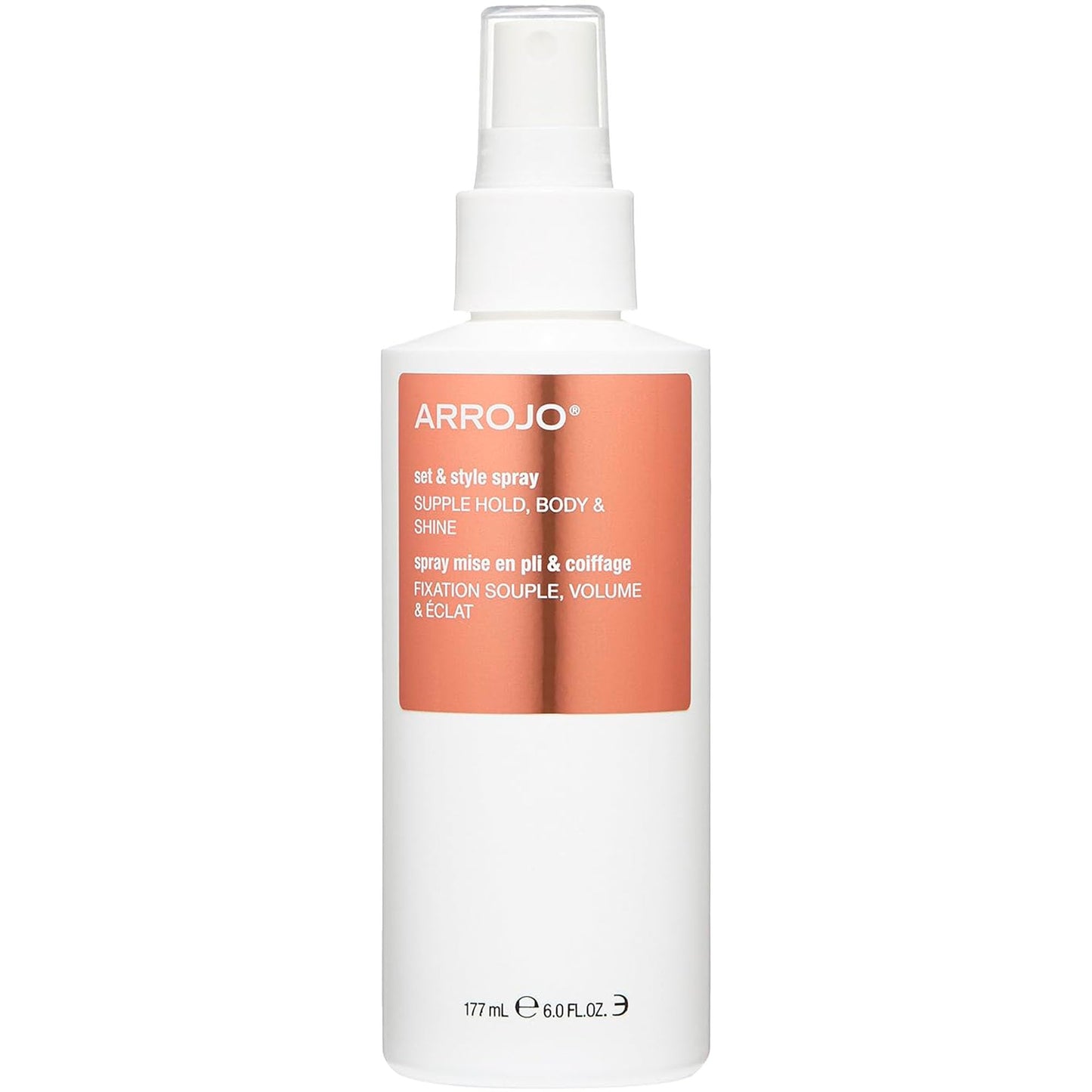 ARROJO Set & Style Hair Spray - Blow Dry Spray To Create Body, Shine, Hold - Hair Shine Spray For Blow-Drying -Hair Setting - Anti Frizz Hair Products