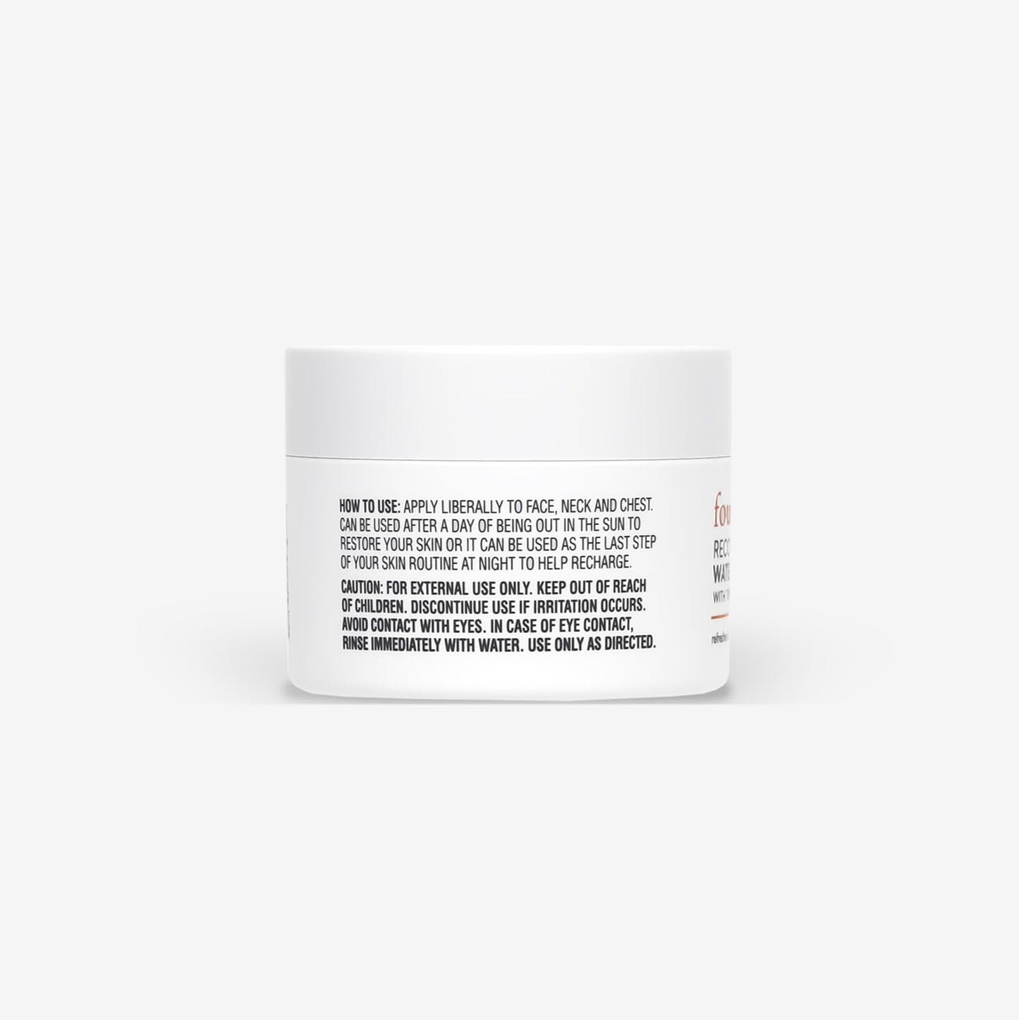 Found Active Recovery HydraSurge Water Cream for Face, Lightweight, Pore-Refining, Refreshes & Hydrates Skin, 1.33 oz.