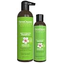 DermOrganic Damaged Hair Duo with Organic Argan Oil, Daily Hydrating Shampoo + Deep Conditioner Masque Sulfate-Free, Color-Safe, Vegan, Gluten-Free (2