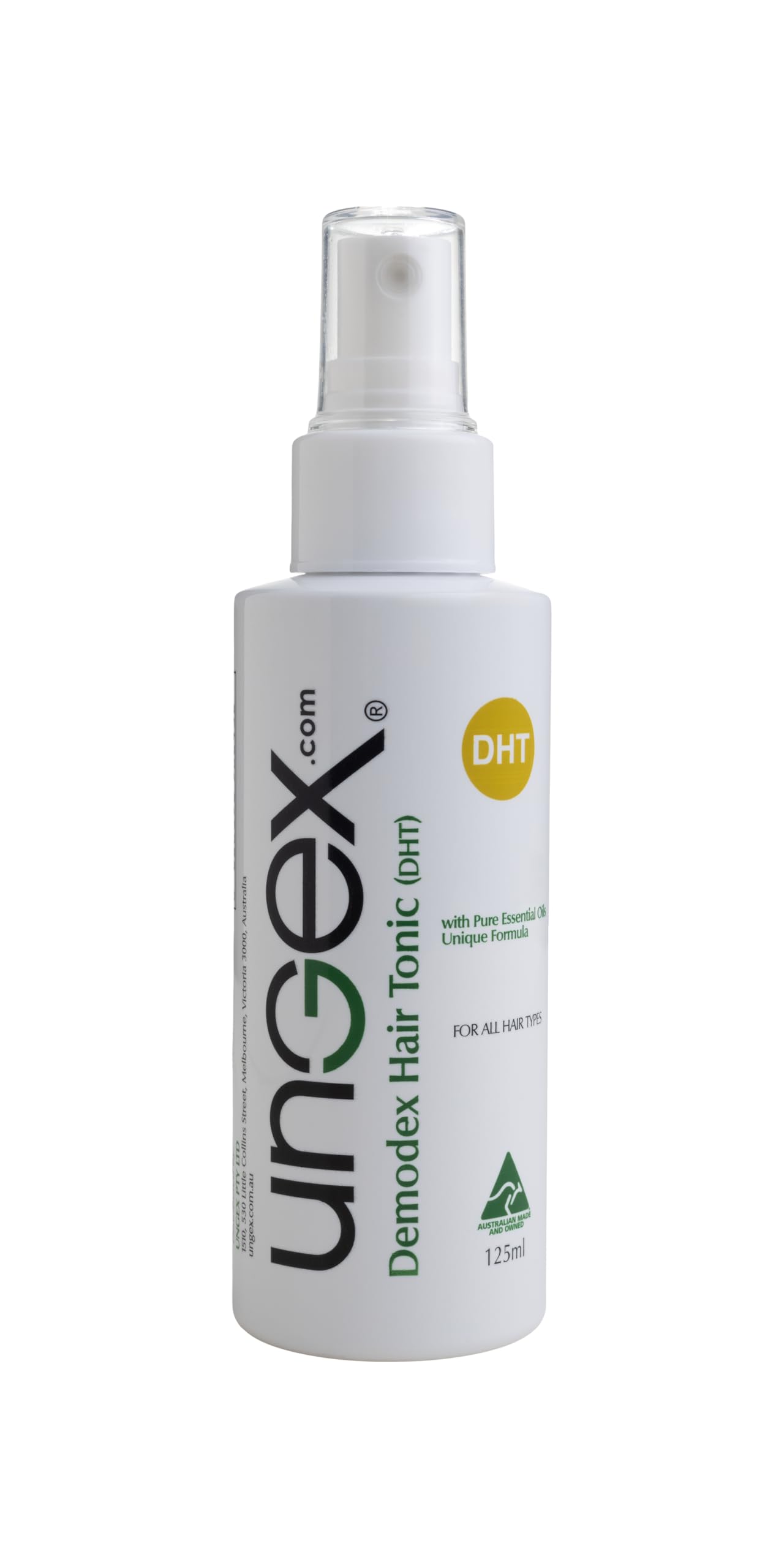 Ungex Demodex Hair Tonic | Herbal Leave-In Spray for Scalp & Hair Care | Natural Formula | DHT