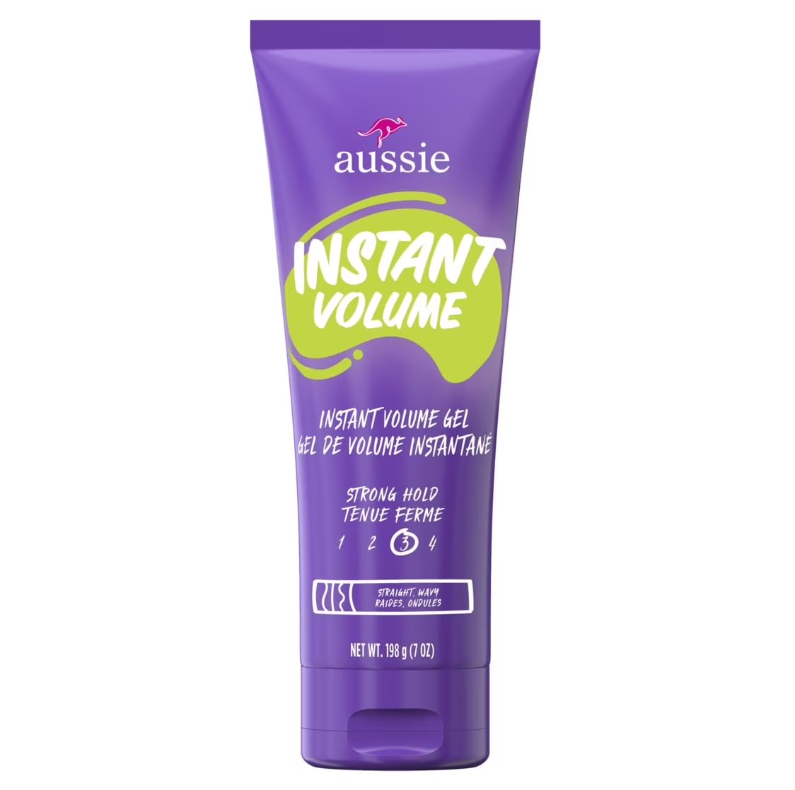 Aussie Instant Volume Variety Pack, 2 Sizes Defining Hair Gel and Volumizing Spray Gel for Wavy Hair, and Straight Hair, Unisex (7 Oz & 5.7 Oz)
