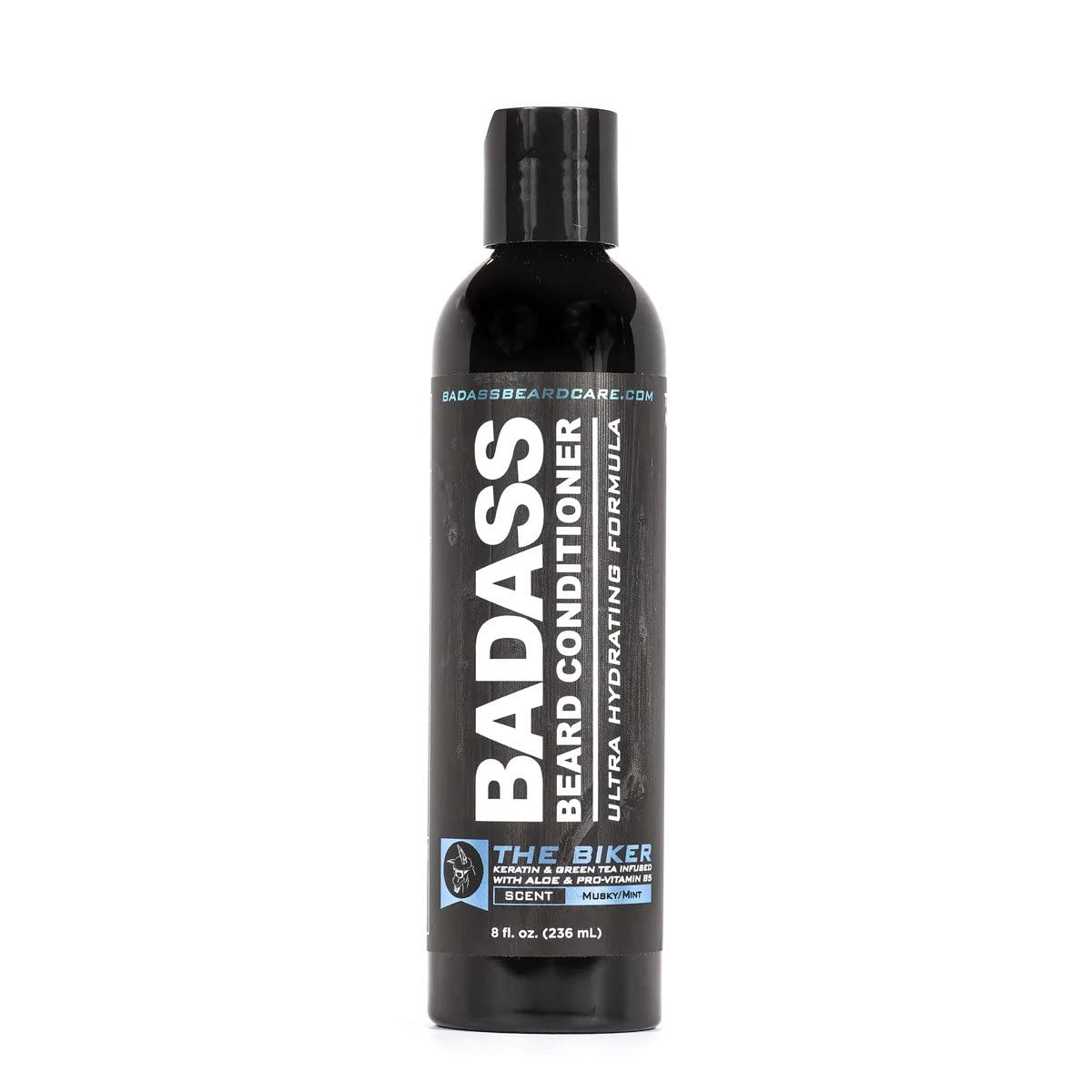Badass Beard Care Beard Conditioner For Men - THE BIKER, 8oz - Made of Natural Ingredients for A Healthy, Soft, & Itch Free Beard and Mustache