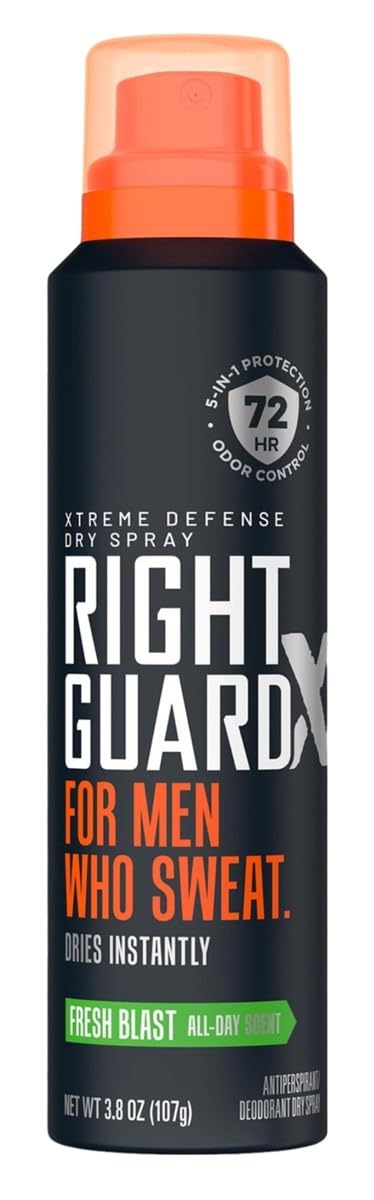 Right Guard Xtreme Defense Dry Spray Fresh Blast 3.8 Ounce Men (Pack of 2) Beauty and Personal Care Right Guard
