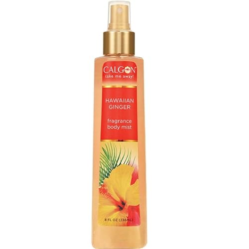 Calgon Body Mist - Hawaiian Ginger: 8 OZ, (Pack of 12)