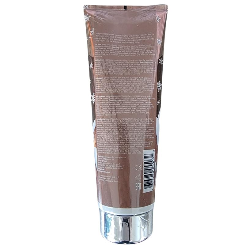 Hempz Vanilla Mocha Mountain Ultra Dark Bronzer 8.5oz Holiday Limited edition