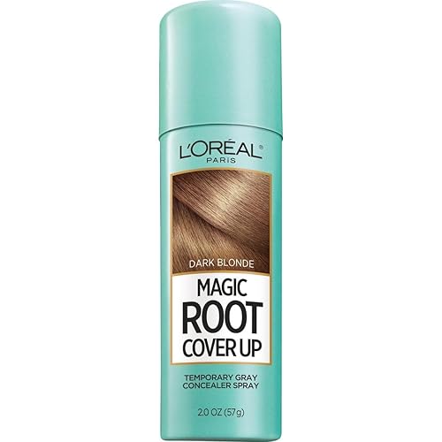 L'Oreal Paris Magic Root Cover Up Gray Hair Spray, 100% Gray Hair Coverage with Buildable, Lightweight, Transfer-Resistant, and Temporary Formula