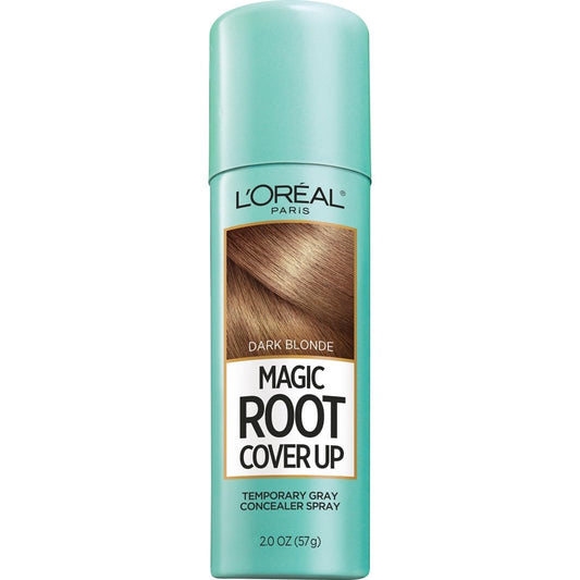 L'Oreal Paris Magic Root Cover Up Gray Hair Spray, 100% Gray Hair Coverage with Buildable, Lightweight, Transfer-Resistant, and Temporary Formula