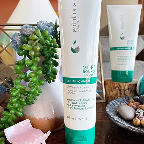 GREAT CLIPS Solutions Curl Taming Cream, 6oz | Enhance & Define Curls | For a Tame and Polished Look