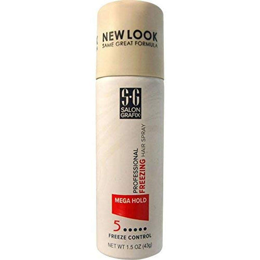 Salon Grafix Freezing Hair Spray, Mega Hold, 1.50 oz.