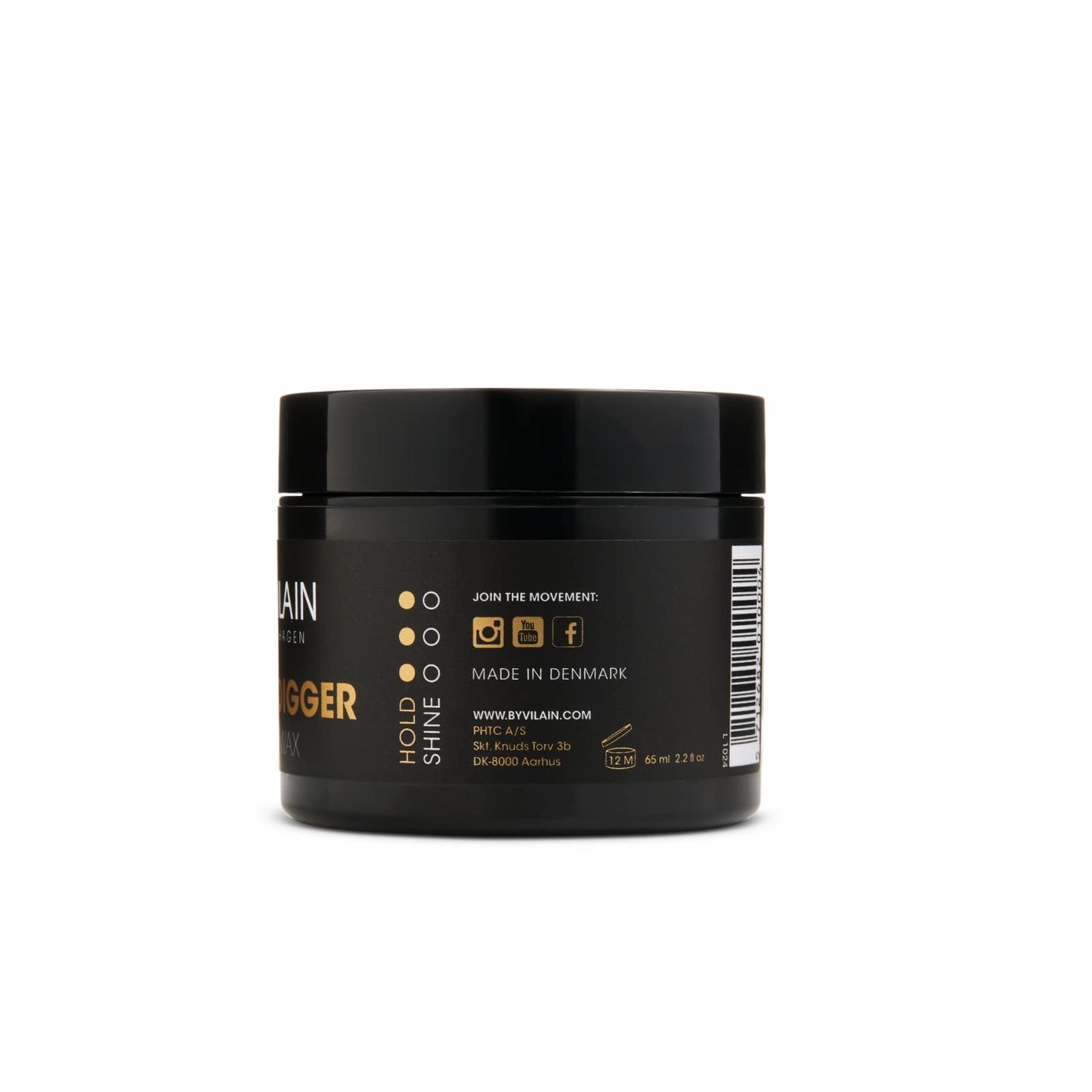 By Vilain Gold Digger Super Strong Hold Matte Finish Clean Cut Look Long Lasting Hair Pomade - Easy to Style for Fullness & Texture Smoothing & Slick
