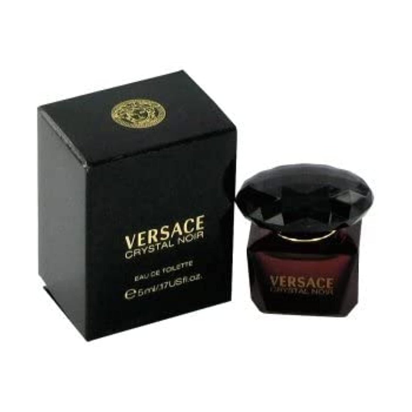 Versace Crystal Noir for Women Eau de Toilette Mini, 0.17 Ounce