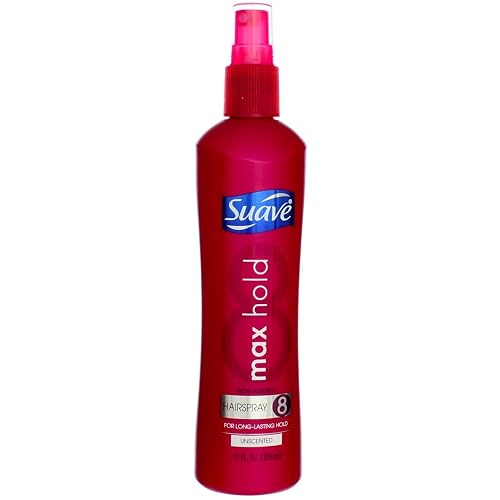 Suave Max Hold Non Aerosol Hairpsray Unscented 11 oz (Pack of 5)
