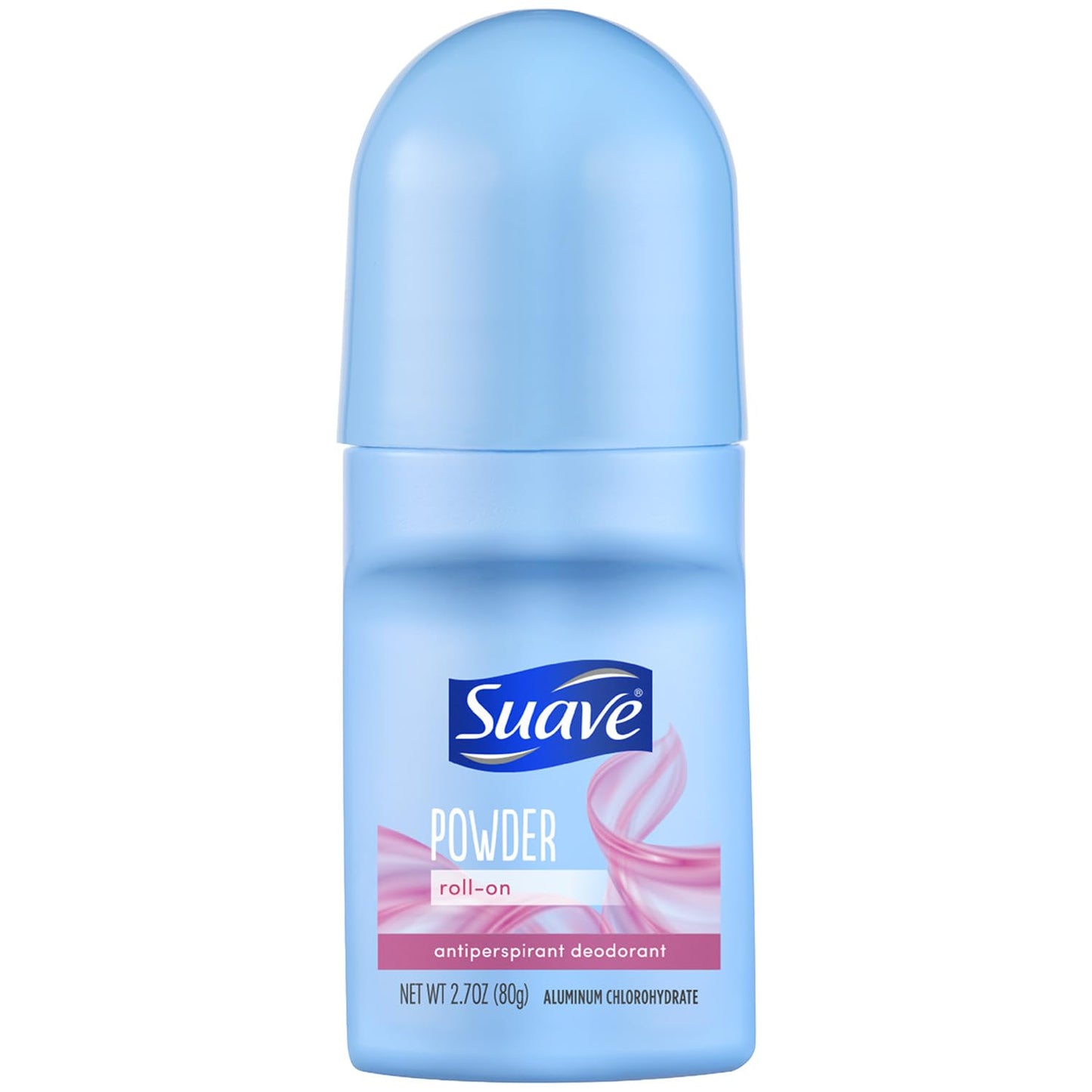 Suave Roll-On Deodorant for Women, Powder Fresh Scent - Antiperspirant Deodorant with 24H Sweat & Odor Protection, 2.7 Oz