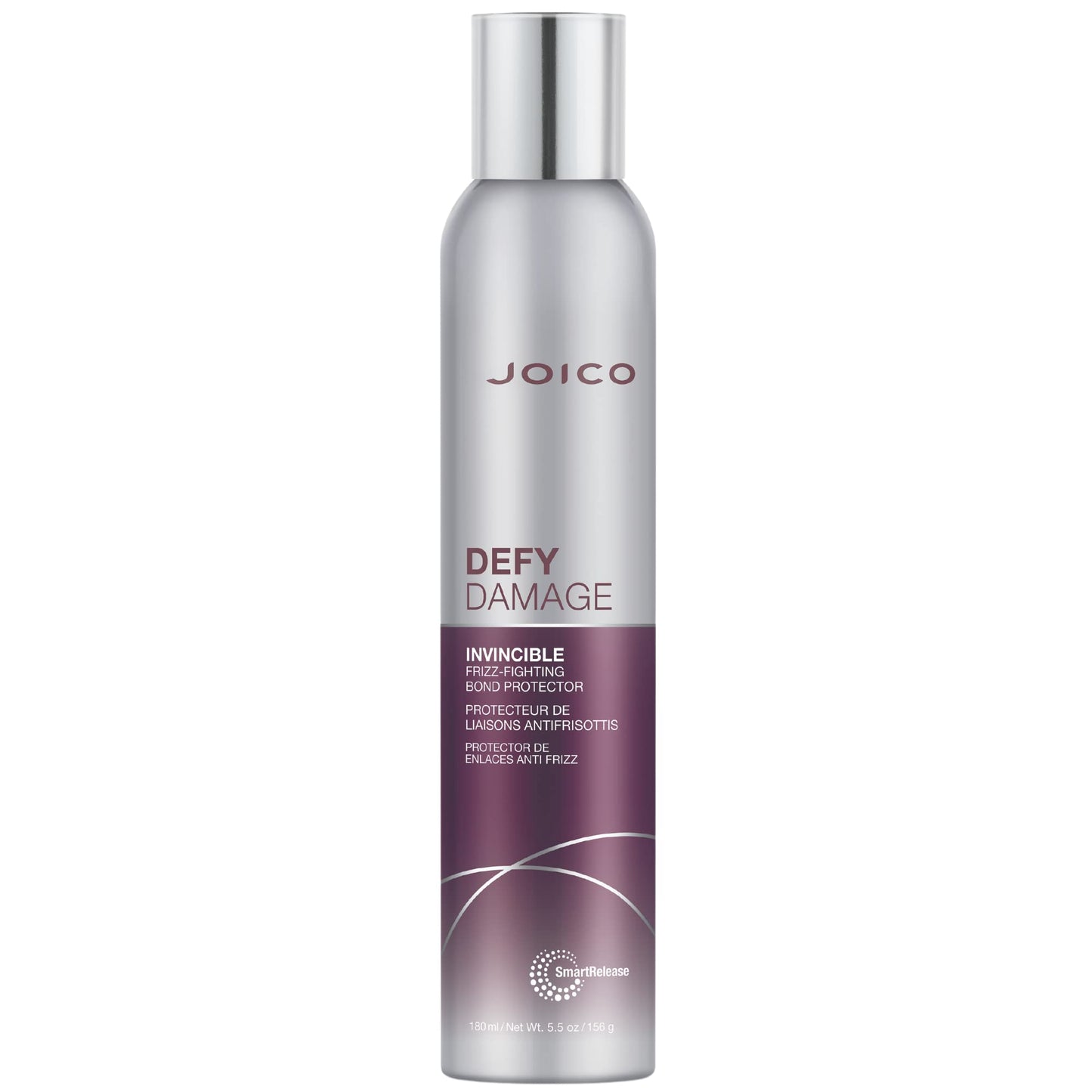 Joico Defy Damage Invincible Frizz-Fighting Bond Protector | 24 Hour Frizz Protection | Thermal Heat & Humidity Protection | Boost Shine | Reduce