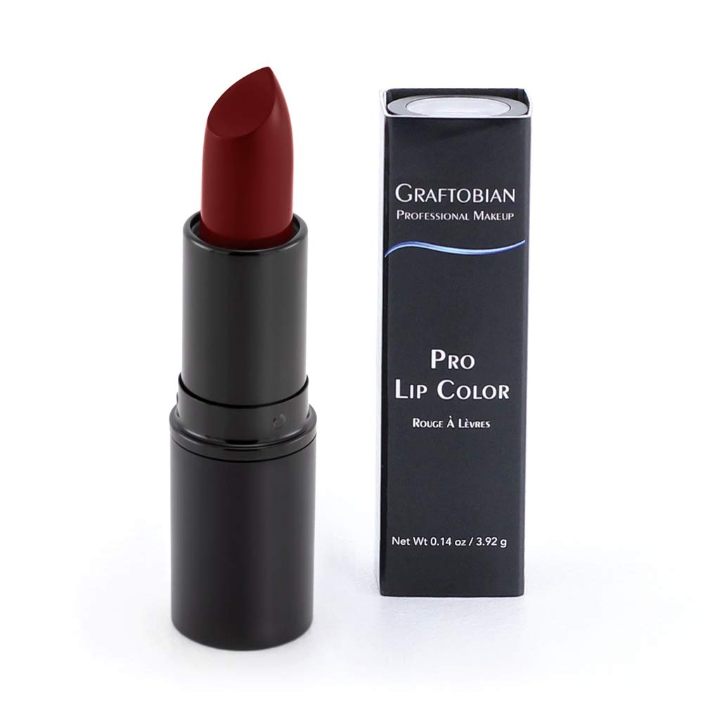 Graftobian Professional Color Lipstick - Ultra Long-Wearing, Comfortable Texture, Full Range of HD Shades, For All Skin Tones and Undertones, Velvety