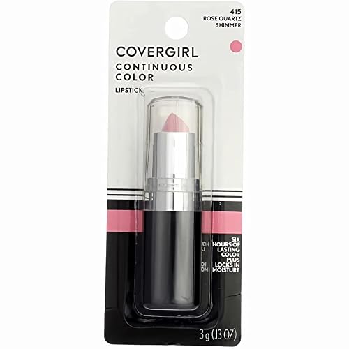 COVERGIRL Continuous Color Lipstick Rose Quartz (Pack of 6)