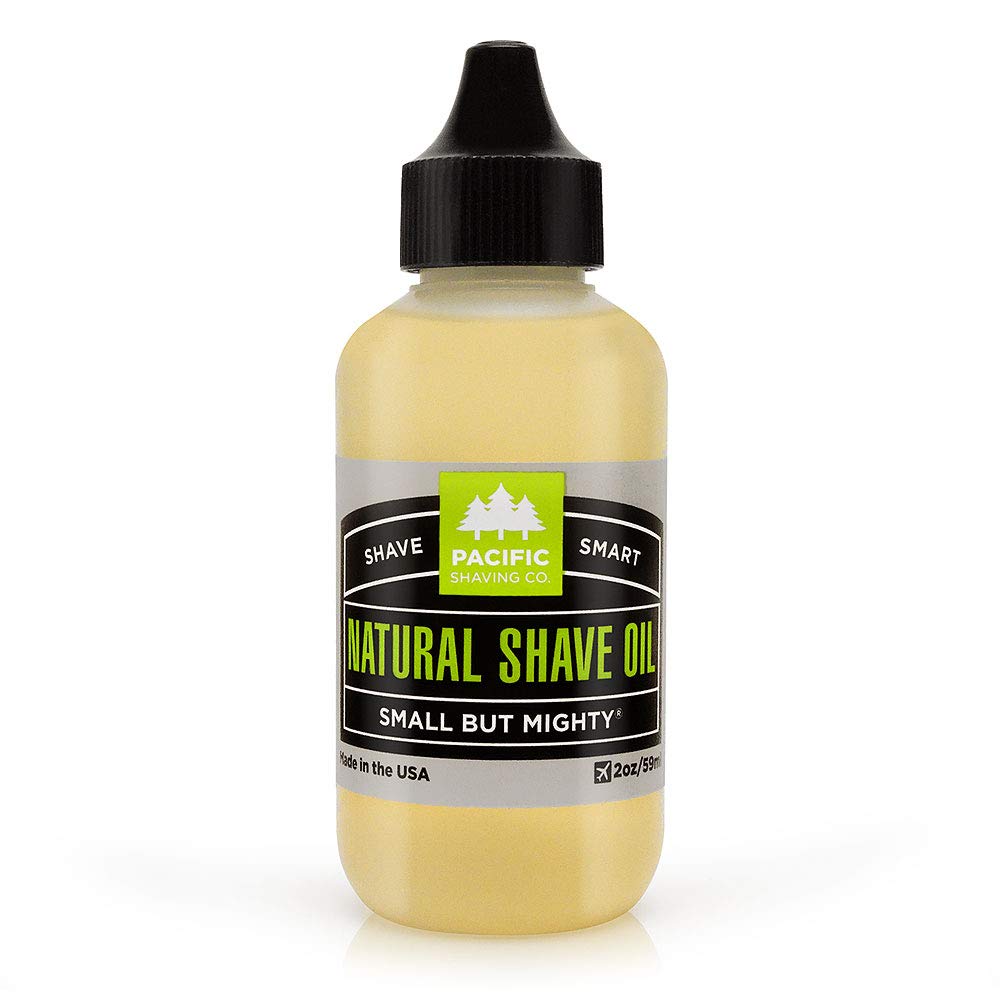 Pacific Shaving Company Natural Shaving Oil - Shaving Oil for Men & Women - Avocado, Sunflower Seed & Vitamin E Oil for Face, Legs, Arms & Full Body
