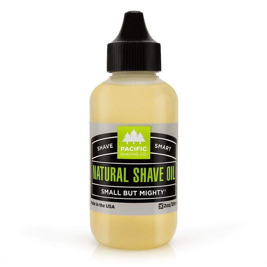 Pacific Shaving Company Natural Shaving Oil - Shaving Oil for Men & Women - Avocado, Sunflower Seed & Vitamin E Oil for Face, Legs, Arms & Full Body
