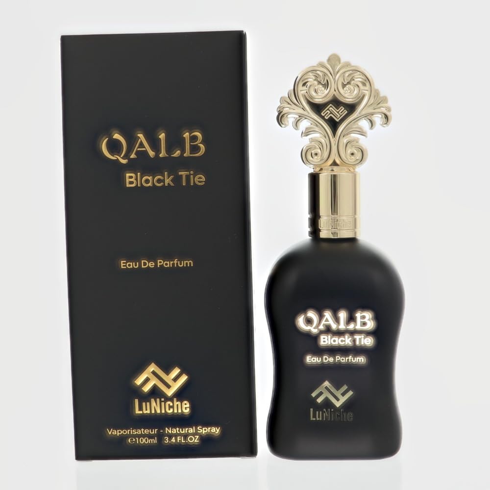 LUNICHE Qalb Black Tie For Unisex - 3.4 Oz Eau De Parfum Spray