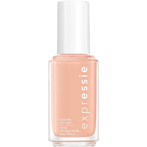 essie Expressie Nail Polish, Quick-Dry Light Pastel Peach Nail Polish, Vegan, All Things OOO, 0.33 fl oz Beauty & Personal Care essie