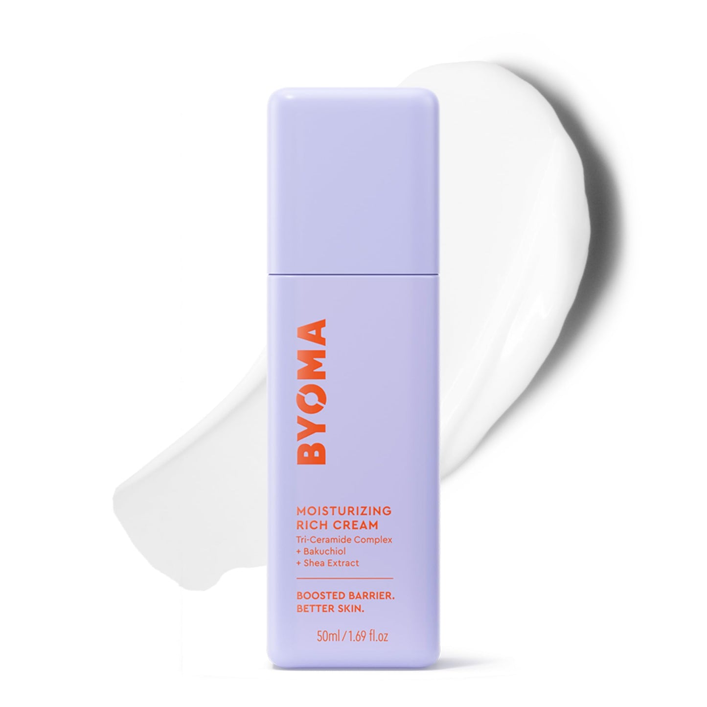 BYOMA Moisturizing Rich Cream - Barrier Repair Cream Face Lotion with Bakuchiol & Shea Extract - Ceramide Face Moisturizer for Dry Skin - Anti Beauty and Personal Care BYOMA Default Title