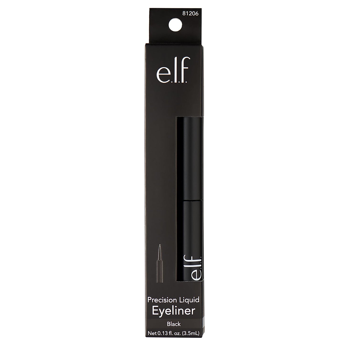 e.l.f. Precision Liquid Eyeliner, Black, 0.13 Ounce