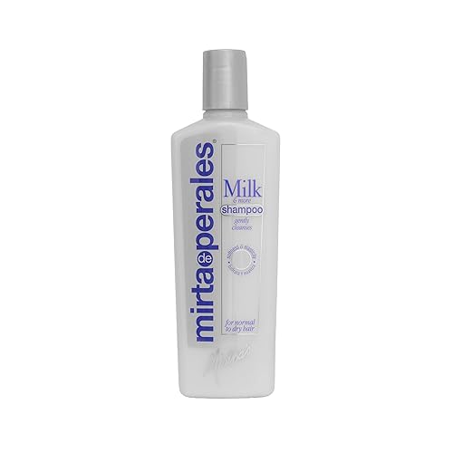 Mirta De Perales Milk Shampoo for Normal to Dry Hair | Gentle Protein-Rich Cleanser with Milk Protein, Silk Protein & Soy Extract | Restores Softness