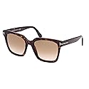 Tom Ford SELBY FT 0952 Dark Havana/Brown Shaded 55/19/140 women Sunglasses
