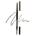 Palladio Beauty Brow Definer Pencil, Ultra Precise Twist-Up Eye Brow Pencil with Long-Staying Power, Spooley Brush Blends Color for Natural Finish, No