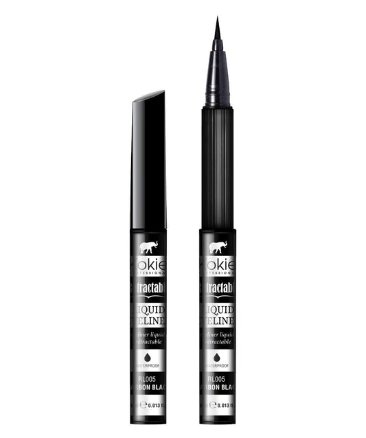 Kokie Retractable Liquid Eyeliner, Pointed Felt Tip, Waterproof & Smudge Free, Long-lasting, Vegan, Cruelty-Free