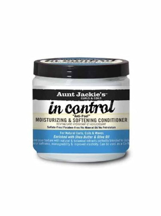 Aunt Jackie's in control 9oz - Anti-Poof Moisturizing & Softening Conditioner