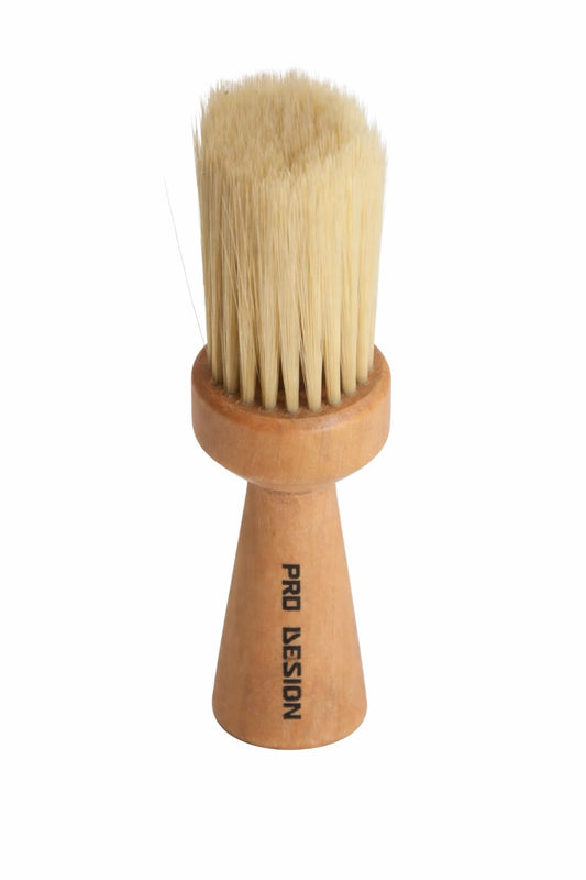 Pro Design Professional Barber Neck Duster Brush with Soft Bristles, Wooden Handle, for Hair Styling and Grooming (1 Pack) Beauty and Personal Care Pro Design