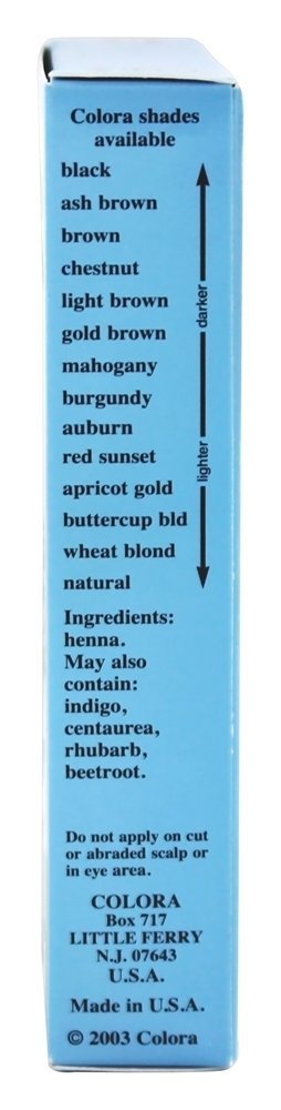 COLORA HENNA Henna Chestnut, 60 GR