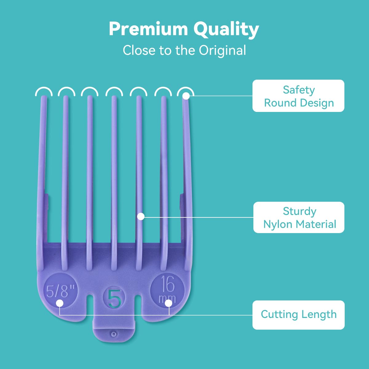 10 Professional Hair Clipper Guards Cutting Guides Compatible with Most Wahl Clippers (Not for All Models) with Organizer, Color Coded Clipper Combs Beauty and Personal Care LAVEST