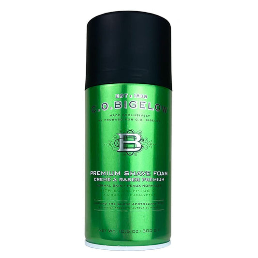 C.O. Bigelow Shaving Foam, 5.2 oz Mens Shaving Cream, Shave Foam for Men with Eucalyptus Oil for All Skin Types