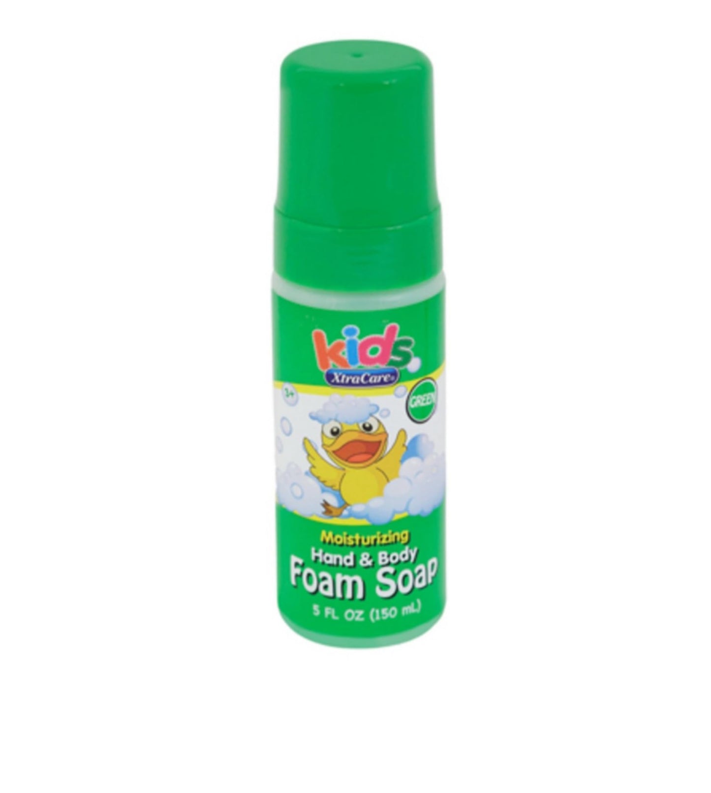 Foam soap moisturizing hand & body for kids 3+ -pack 3, 15 fl oz (5oz each)