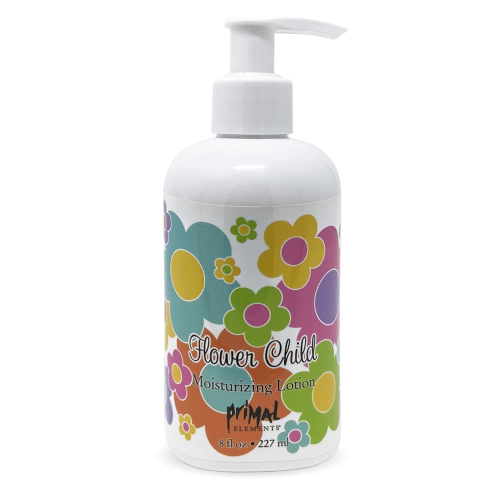 Primal Elements Flowerchild Lotion Hand and Body Cream, 8 Fl Oz