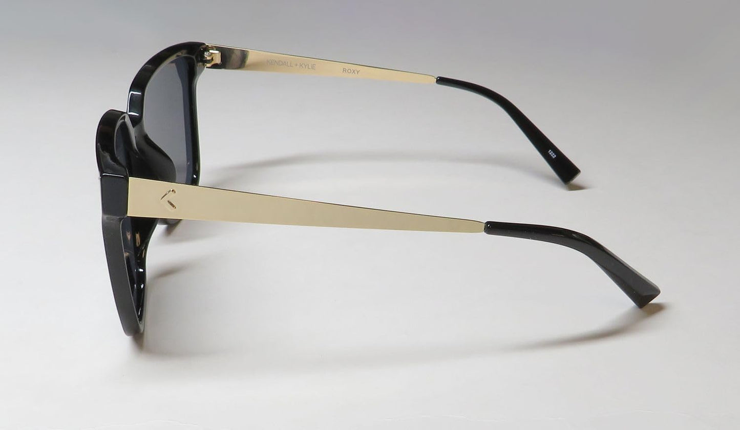 KENDALL + KYLIE Kk5125 Roxy Sunglasses Oversized Lenses 100% Uv/Uvb Protection [66-14-145, black]
